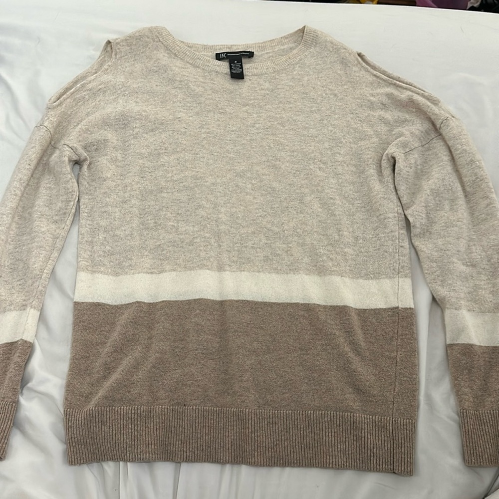 beige sweater